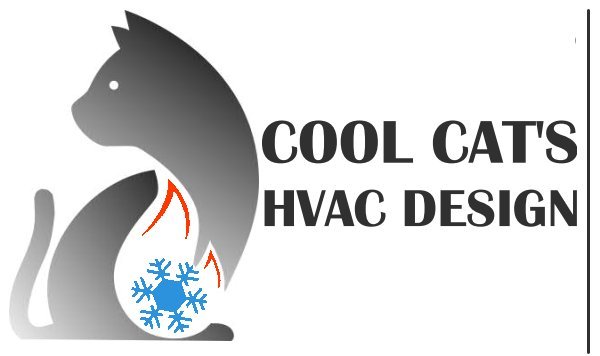 Cool Cat's HVAC Design Logo